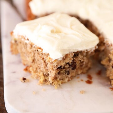 Piece of Hummingbird Sheet Cake