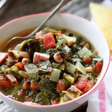 Bolw of Quick and Easy Potlikker Soup