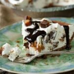 Slice of Amaretto Peanut Butter Cup Pie