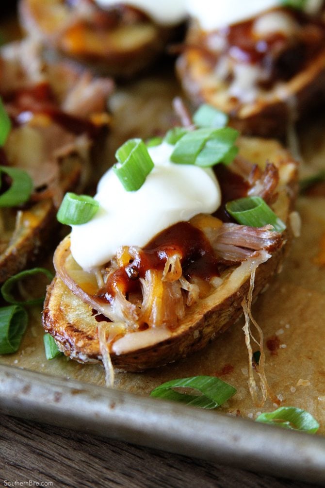 Image for Pulled Pork Stuffed Potato Skins