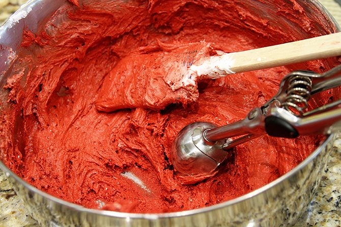 With only 4 ingredients, these Red Velvet Cake Mix Cookies are easier than you think. They're pillowy perfection! 