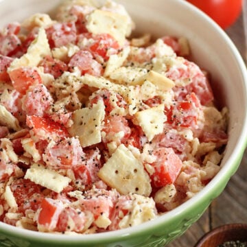 Close photo of Tomato and Cracker Salad