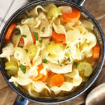 Chicken Noodle Soup in serving bowl