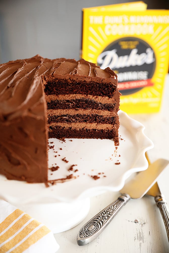 Triple Chocolate Mousse Cake