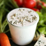 Jar of Chunky Buttermilk Blue Cheese Dressing