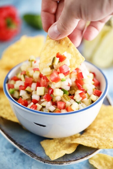 Scoop of Pickle de Gallo.
