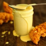Honey Mustard Dressing in a Jar.