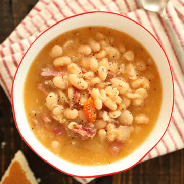 Slow Cooker Ham and Beans