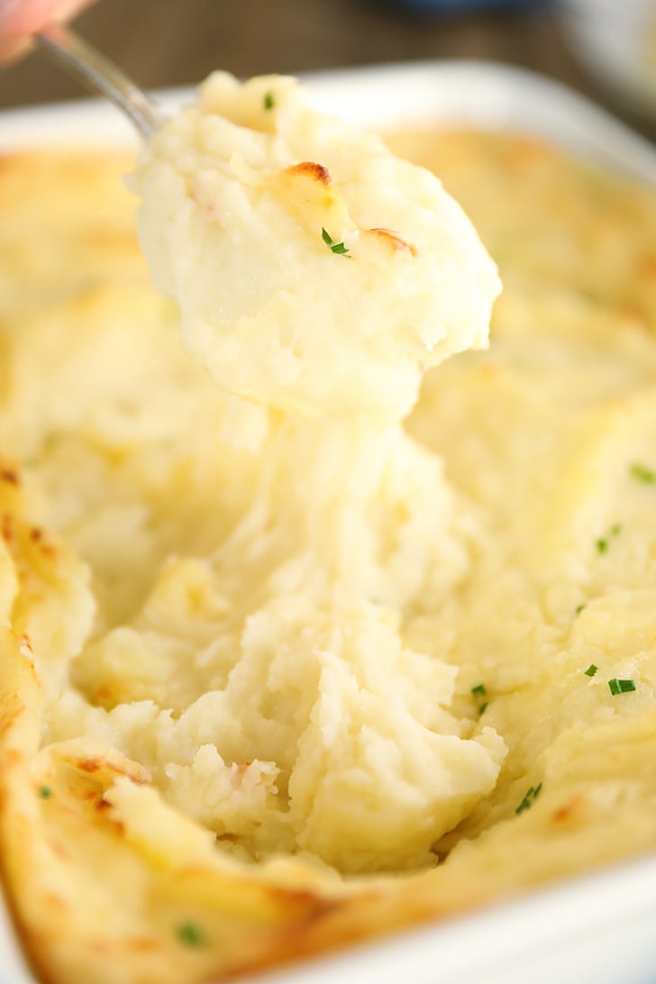 Spoonful of Baked Mashed Potatoes.