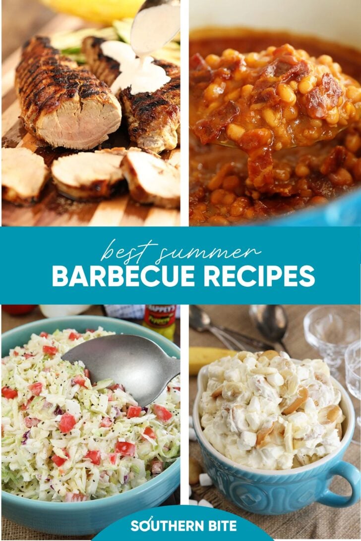 Best Summer Barbecue Recipes Image for Pinterest.