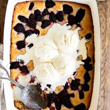 Southern Blackberry Cobbler